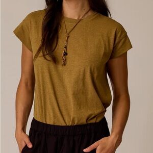 Carve Designs Astrid Hemp Cap Sleeve Tee NWT